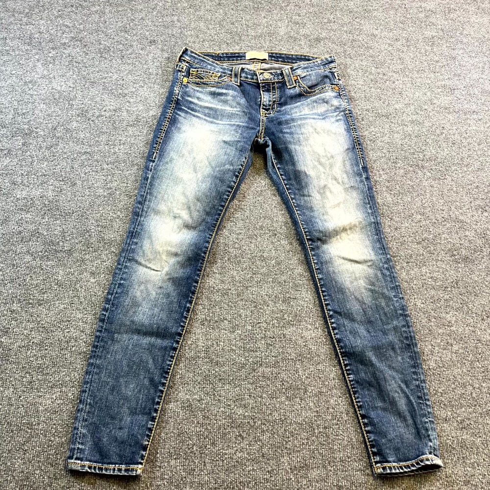 Big Star The Legendary Alex Skinny Jeans Women's 28 Blue Denim Cotton Mid Rise